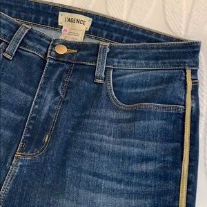 * L’Agence Margot high rise crop skinny jeans…